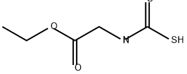 Glycine, N-(dithiocarboxy)-, 1-ethyl ester (9CI) Structure