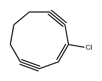 3-Cyclononene-1,5-diyne, 3-chloro-, (3E)- 구조식 이미지