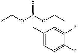 Phosphonic acid, P-[(3,4-difluorophenyl)methyl]-, diethyl ester Structure