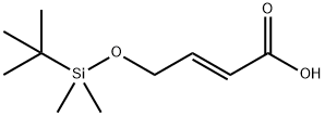 2-Butenoic acid, 4-[[(1,1-dimethylethyl)dimethylsilyl]oxy]-, (2E)- 구조식 이미지