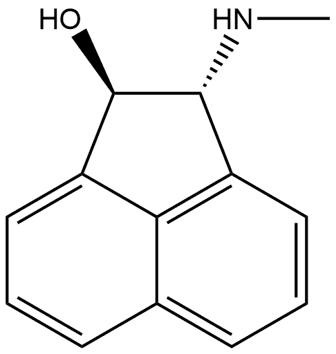 1-Acenaphthylenol,1,2-dihydro-2-(methylamino)-,(1R,2R)-rel-(+)-(9CI) 구조식 이미지