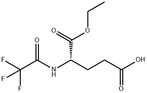 L-Glutamic acid, N-(trifluoroacetyl)-, 1-ethyl ester (6CI,9CI) Structure