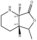 Furo[3,4-b]pyridin-7(2H)-one, hexahydro-5-methyl-, (4aR,7aR)-rel- (9CI) Structure