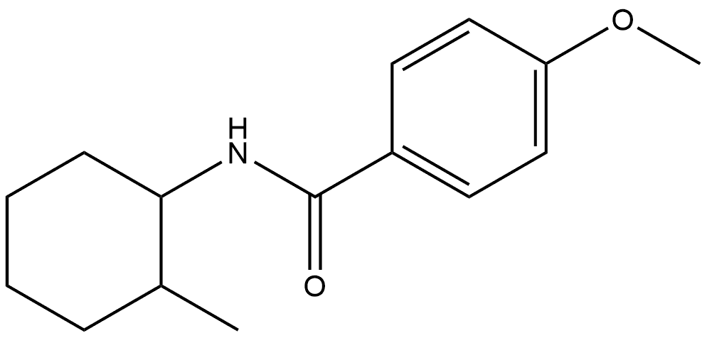 4-Methoxy-N-(2-methylcyclohexyl)benzamide Structure