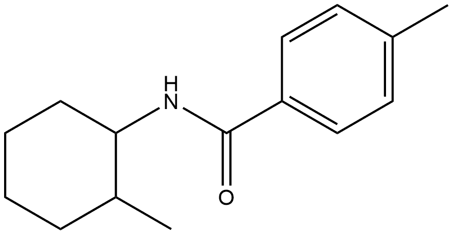 4-Methyl-N-(2-methylcyclohexyl)benzamide Structure