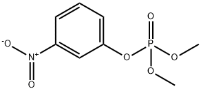 Phosphoric acid dimethyl 3-nitrophenyl ester 구조식 이미지