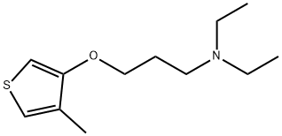 1-Propanamine, N,N-diethyl-3-[(4-methyl-3-thienyl)oxy]- Structure