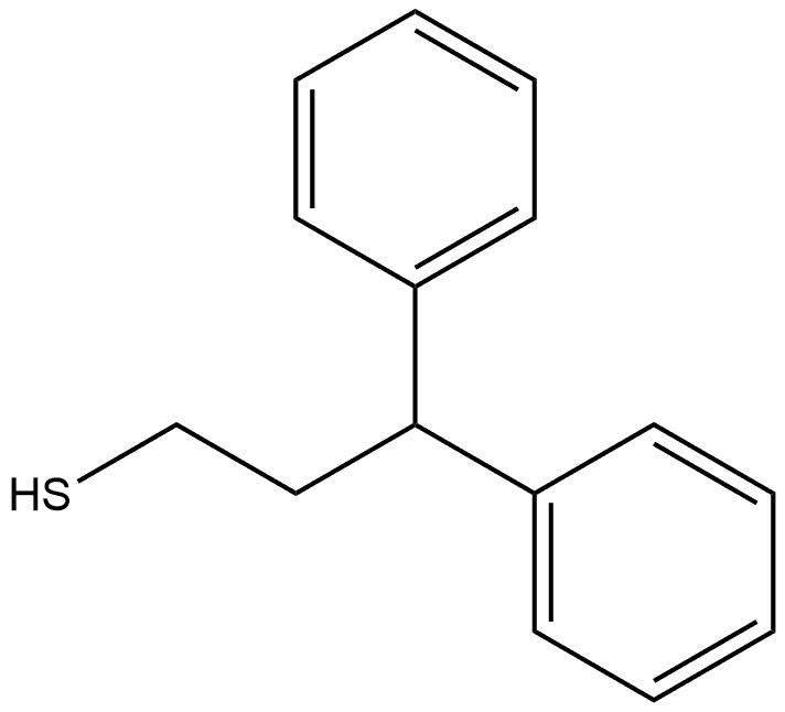 Benzenepropanethiol, γ-phenyl- Structure