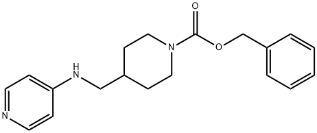 Benzyl 4-[(pyridin-4-ylamino)methyl]piperidine-1-carboxylate Structure