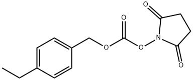 2,5-Pyrrolidinedione, 1-[[[(4-ethylphenyl)methoxy]carbonyl]oxy]- (9CI) Structure