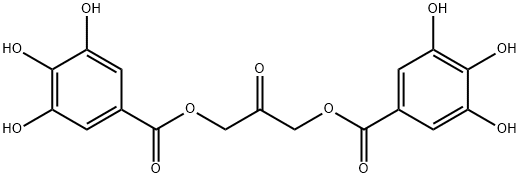 Benzoic acid, 3,4,5-trihydroxy-, 2-oxo-1,3-propanediyl ester (9CI) Structure