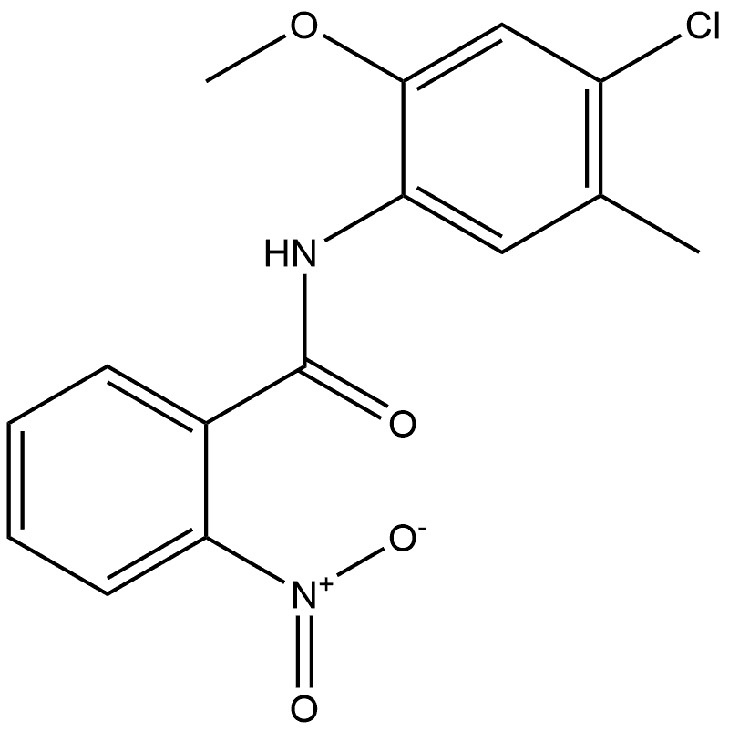 N-(4-chloro-2-methoxy-5-methylphenyl)-2-nitrobenzamide Structure