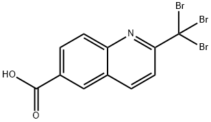 2-(Tribromomethyl)quinoline-6-carboxylic acid 구조식 이미지