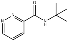 N-(1,1-Dimethylethyl)-3-pyridazinecarboxamide Structure