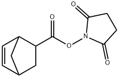 Bicyclo[2.2.1]hept-5-ene-2-carboxylic acid, 2,5-dioxo-1-pyrrolidinyl ester Structure