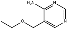 4-Pyrimidinamine, 5-(ethoxymethyl)- Structure