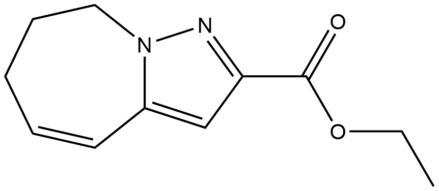 ethyl 7,8-dihydro-6H-pyrazolo[1,5-a]azepine-2-carboxylate Structure