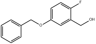 (5-(Benzyloxy)-2-fluorophenyl)methanol Structure