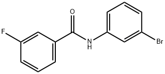 Benzamide, N-(3-bromophenyl)-3-fluoro- Structure