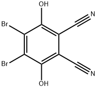 1,2-Benzenedicarbonitrile, 4,5-dibromo-3,6-dihydroxy- Structure