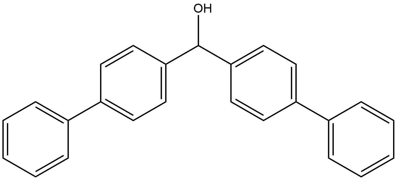 [1,1'-Biphenyl]-4-methanol, α-[1,1'-biphenyl]-4-yl- Structure