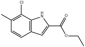 ethyl 7-chloro-6-methyl-1H-indole-2-carboxylate Structure