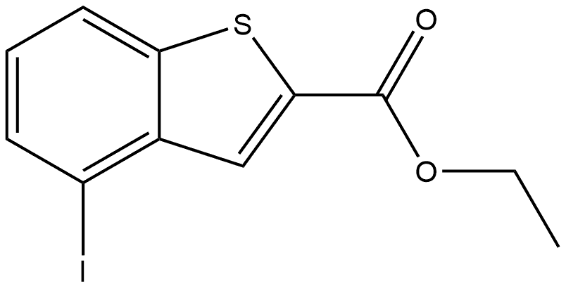 Ethyl 4-iodobenzo[b]thiophene-2-carboxylate Structure