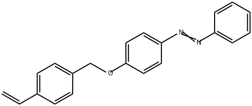 Diazene, 1-[4-[(4-ethenylphenyl)methoxy]phenyl]-2-phenyl- Structure