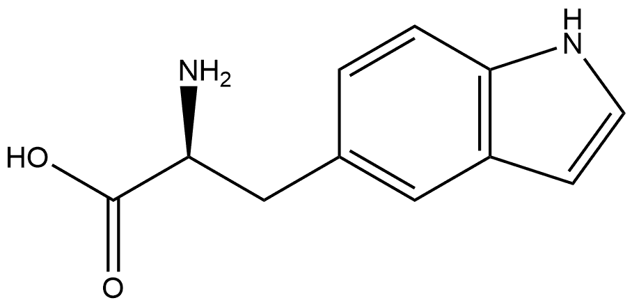 (S)-2-Amino-3-(1H-indol-5-yl)propanoic acid Structure