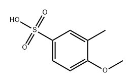 Benzenesulfonic acid, 4-methoxy-3-methyl- Structure