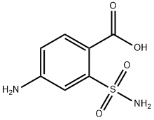 Benzoic acid, 4-amino-2-(aminosulfonyl)- Structure