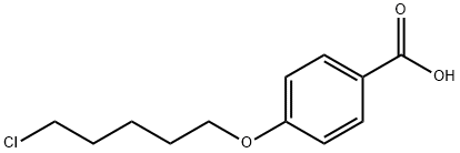4-[(5-Chloropentyl)oxy]benzoic acid Structure