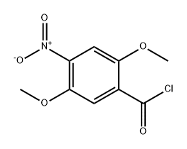 Benzoyl chloride, 2,5-dimethoxy-4-nitro- Structure