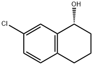 1-Naphthalenol, 7-chloro-1,2,3,4-tetrahydro-, (1R)- Structure