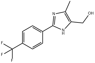 2-[4''-(Trifluromethyl)phenyl]-4-methylimidazole-5-methanol 구조식 이미지