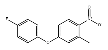 Benzene, 4-(4-fluorophenoxy)-2-methyl-1-nitro- Structure