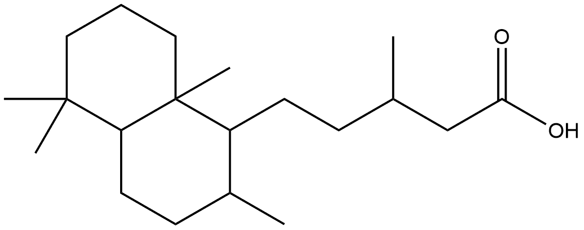 8, 13-Tetrahydrocopalic Acid Structure