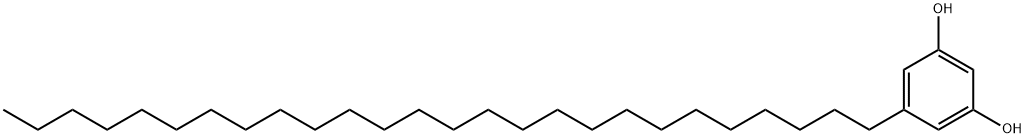 1,3-Benzenediol, 5-hexacosyl- Structure