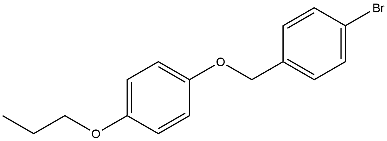 Benzene, 1-[(4-bromophenyl)methoxy]-4-propoxy- Structure
