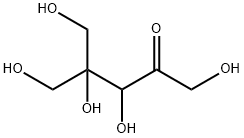 2-Pentanone, 1,3,4,5-tetrahydroxy-4-(hydroxymethyl)- 구조식 이미지