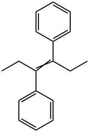 Benzene, 1,1'-(1,2-diethyl-1,2-ethenediyl)bis- (9CI) Structure