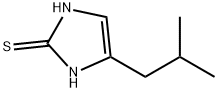 2H-Imidazole-2-thione, 1,3-dihydro-4-(2-methylpropyl)- Structure