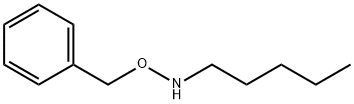 1-Pentanamine, N-(phenylmethoxy)- Structure