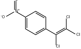 Benzene, 1-nitro-4-(1,2,2-trichloroethenyl)- Structure