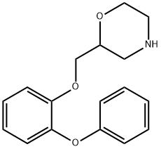 Morpholine, 2-[(2-phenoxyphenoxy)methyl]- 구조식 이미지
