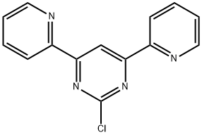 Pyrimidine, 2-chloro-4,6-di-2-pyridinyl- 구조식 이미지