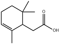 2-Cyclohexene-1-acetic acid, 2,6,6-trimethyl- Structure