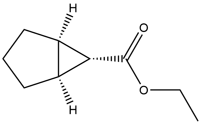 Bicyclo[3.1.0]hexane-6-carboxylic acid, ethyl ester, (1α,5α,6α)- Structure