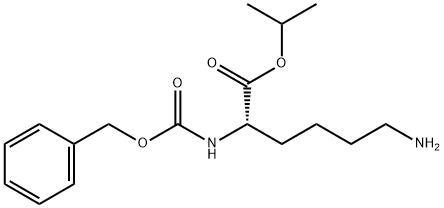 L-Lysine, N2-[(phenylmethoxy)carbonyl]-, 1-methylethyl ester 구조식 이미지