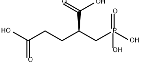 Pentanedioic acid, 2-(phosphonomethyl)-, (2S)- Structure